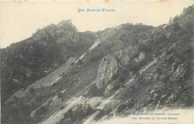 As Altas Vosges — As Rochas do Rouge-Gazon — ST-MAURICE-BUSSANG (Vosges) — editor M. Wulzeh