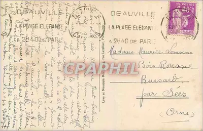 Deauville - A Praia Florida - Le Morny e Praça Morny — Graphphil — Verso