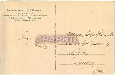 De pittoreske Basse-Normandie — Bâleux — uitgever Le Gonby, n° 4200 — Achterkant