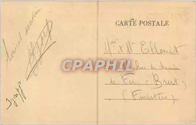 Stara pocztówka Courseulles-sur-Mer (Calvados) — Godzina kąpieli — Wyd. Vivier Chaplain, Wędrówka i Rybołówstwo — Rewers