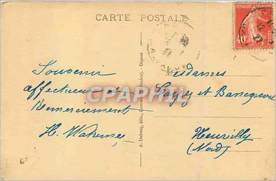 Zamek Greully — Calvados — A. Duborg, wyd. (Calvados) nr 754 — Rewers