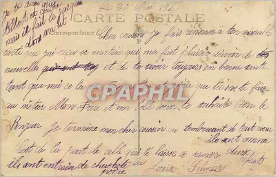 Inauguração da estátua de Santa Maria da Criança Jesus — Bayeux — Foto Leprunier — Verso