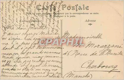 Lisieux — A Praça Thiers — editor Calmados, n°226 — Verso