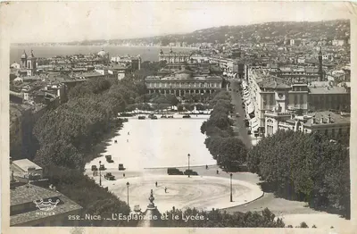 Nice — A Esplanada e o Liceu — Munier, n° 252