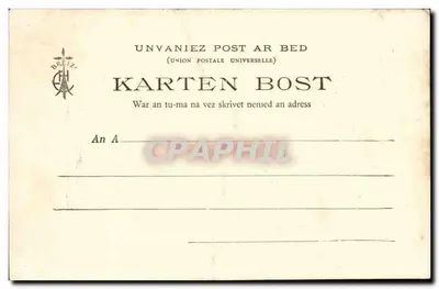 Bigoudins, Contadini di Bonn-T'Abbé (Finistère) — Collezione E. H. — n° 441 — Verso