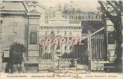 Vals-les-Bains — Estabelecimento Termal — Aubenas, Papeterie E. Duchamp