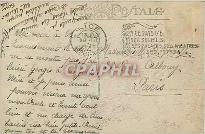 NICE - Die Promenade des Anglais und die Gärten — Verleger 'NICE PAYS D'ÉCLAT' Nr. 181 — Rückseite
