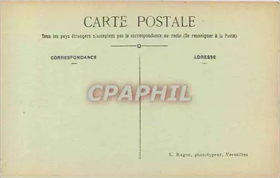 Park w VERSAILLES — Parterre wodne — Grupa dzieci — L. R. — Rewers