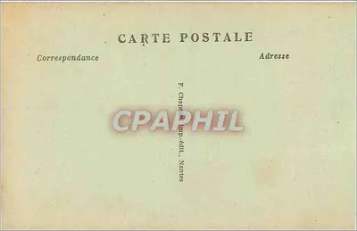 NANTES — Les Cours, Place et Colonne Louis-XVI — E. Chapein, imp.-édit. Nantes, n° 326 — Verso