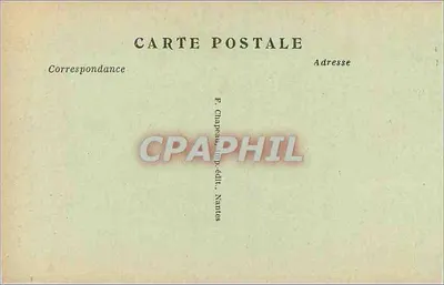NANTES — La Cattedrale — F. Chappeau, Editore, Nantes, n° 109 — Verso