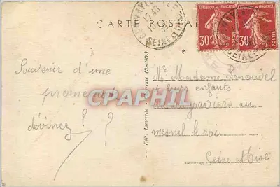 Abdij van PORT-ROYAL-des-CHAMPS (S.-et-O.) — Algemene Uitzicht van de Oude Abdij in de 16e eeuw — Achterkant