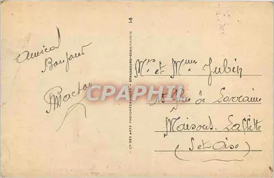 Royan — Plaza Botton y las dos muelles — Tarjeta postal antigua n°231, editor Tarjeta postal antigua des Arts, Estrasburgo — Reverso