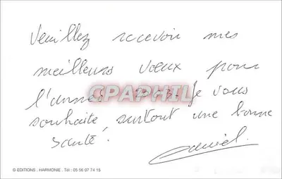 Bordeaux — Najlepsze życzenia — Wydawnictwo Harmonie — Rewers