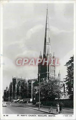 Igreja de St. Mary's, Redcliffe, Bristol — Tuck Card BL 355