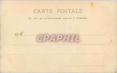 Reims - Gare — widok stacji z ogródkiem i drzewami — wydawca Gras & Cie, n° 22 — Rewers