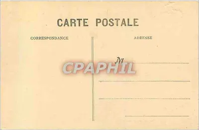 Reims po Ruinach po Odpłynięciu Niemców — Rue Tronson-du-Coudray — Thulllier, wydawca Epernay — Rewers
