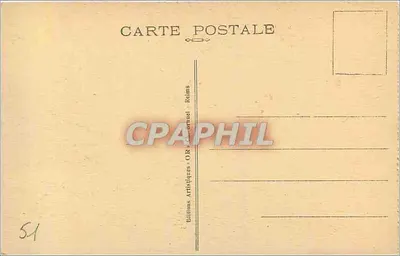 Reims (1928) — A Prefeitura — Edições OR — Verso