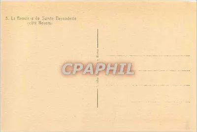 Święta Bernadetta w modlitwie w kaplicy S. Gildarda — Nevers — wydanie — Rewers