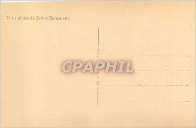 Głoryfikacja św. Bernadettki — seria n°2 — Rewers