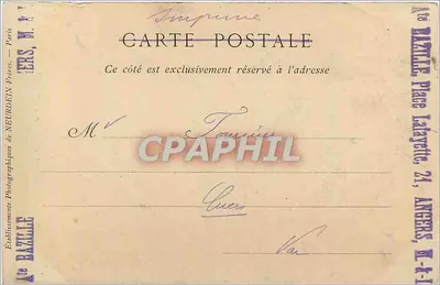 Gers — Ruïnes van de Abdij van Toussaint — Collecties ND Fot — Achterkant