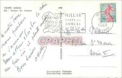 Basen Cyganiów — Vichy (Allier) — Cim — Rewers