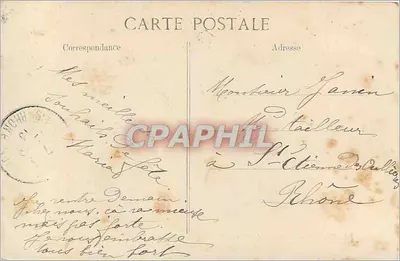 LYON — Entrada do Parque da Tête d'Or — Monumento, por Pagny, dos Legionários e Mobiles do Ródano, mortos em 1870-1871 — Verso