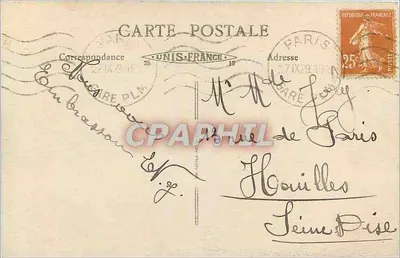 LYON - Fourvière - Vista geral e confluência do Rio Rhône e Saône — Editor Devière, n°3 — Verso