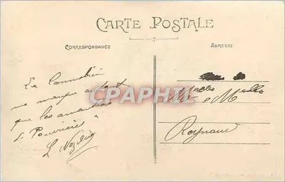 LYON — Bazylika NMP Fourvière — Ogólny widok — Cartier, wyd., model zarejestrowany — Rewers