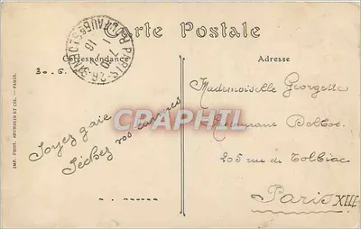 Parijs — Het Moulin-Rouge — ND. Fot. n°172 — Achterkant