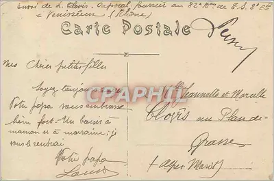 LYON — Plac Cordeliers — Katedra Świętego Bonawentury — wydawca Carrier, n° 201 — Rewers