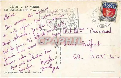 Les Sables-d'Olonne — Port — Les Éditions J. Pernaud — Rewers