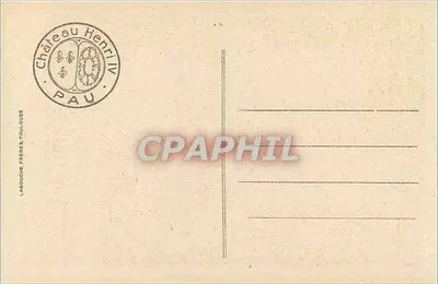 Pau - Tapete van het Kasteel - Bewusteloosheid van Gabrielle d'Estrée — Achterkant