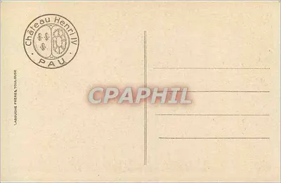 Os Adeus de Gabrielle d'Estrées — Tapeçaria do Castelo — Pau, século XVIII — Verso