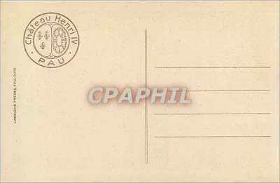 Pau - Castillo de Enrique IV - Sala de Oficiales de Servicio — Reverso
