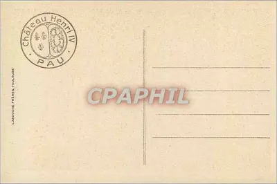 Pau - Castelo de Henrique IV - Sala de Espera — Labouche Frères, Toulouse, n°85 — Verso