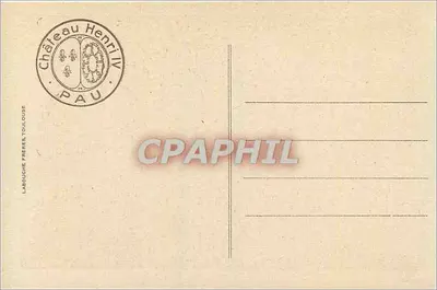 Pau - Castelo de Henrique IV - Salão da Família — Editor: LF, n° 433 — Verso