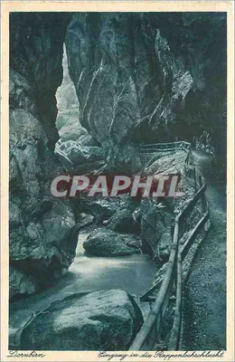 Dornbirn — Entrada na Gruta da Rappenbächschlucht — Fotógrafo Johann Rhomberg
