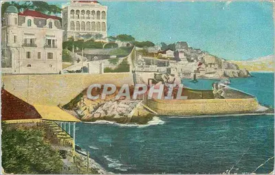 Vue da costa em Toulon — editor não visível