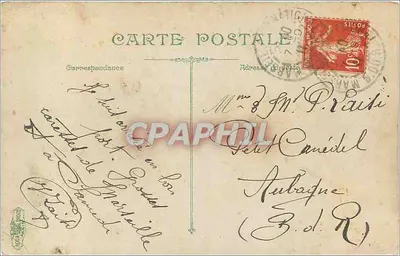 Vue da costa em Toulon — editor não visível — Verso