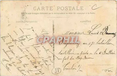 Strzelnica w Chambaran (Isère) — Widok na kiosku podczas muzyki — L. Charvat, fot. w Grand-Serre — Rewers