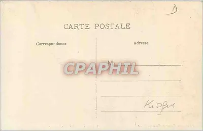 La Guierle, Brive — parque com quiosque e árvores — Fototipia Bessot e Guionie, Brive — Verso