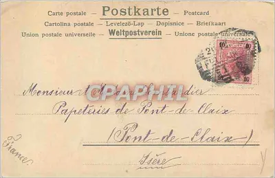 Flores alpinas — Editora: W. H. & Cie, N° 178 — Verso