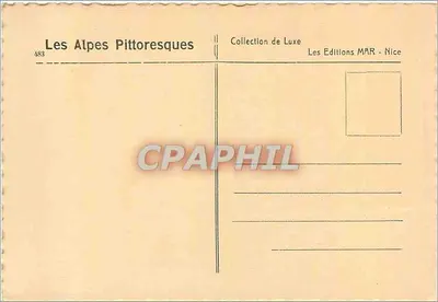 Guillestre (H.A.) — A Igreja — As Alpes Pittorescas, n°483 — Verso