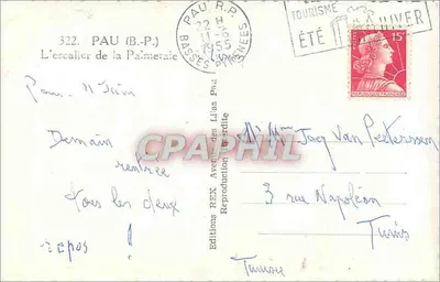 Schody Palmeraie — Pau (B.P.) — Wydawnictwo REX — Rewers