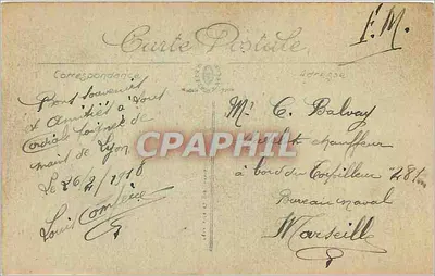 LYON — Une Revue des Troupes sur la Place Bellecour — Sklecta 377 — Verso