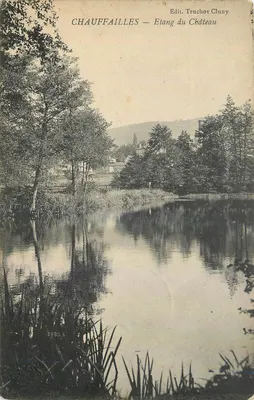 Chauffailles — Lago do Castelo — Edit. Truchot Cluny