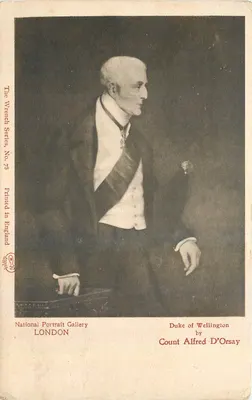 Duque de Wellington — retrato pelo conde Alfred D'Orsay — série 'The Wrench Series', n°78, National Portrait Gallery, Londres