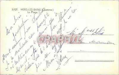 Mers-les-Bains — A Praia — A. Terrier — Verso