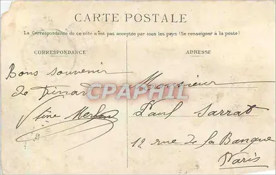 Costa d'Emeraude — Dinard — La Calèche — In lontananza, Saint-Malo — G.F. — Collezione Germain — Verso