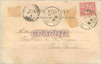 VITRE — Château des Rochers — G. E. des Palmierière — Verso